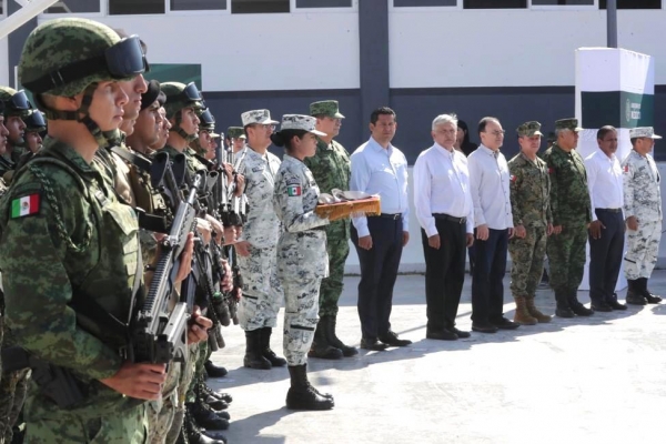 Inauguración de Instalaciones de la Guardia Nacional, desde Pénjamo, Guanajuato